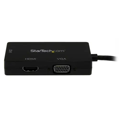 Adaptador Conversor de Mini DisplayPort a VGA DVI o HDMI - Convertidor A/V 3 en 1 para viajes - Imagen 3
