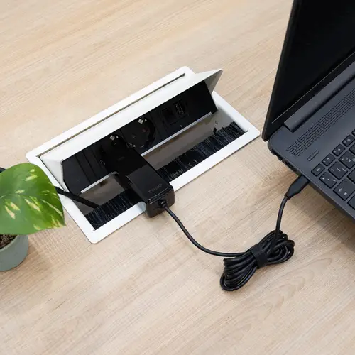 Cargador de portátil GAN USB-C PD 100W, Negro - Imagen 4
