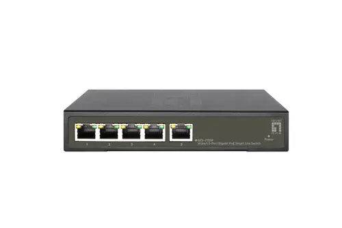 GES-2105P switch Gestionado L2 Gigabit Ethernet (10/100/1000) Energía sobre Ethernet (PoE) Negro - Imagen 1
