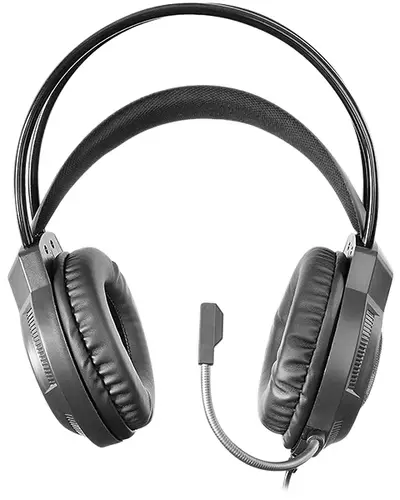 MH124, Auriculares Gaming FRGB Rainbow, Diseño Ergonómico, Micrófono Flexible, Control de Volumen, Cascos Gaming, Windows, Linux, Mac, PS4, PS5, Xbox One, Xbox Series X|S, Switch, Negro - Imagen 1