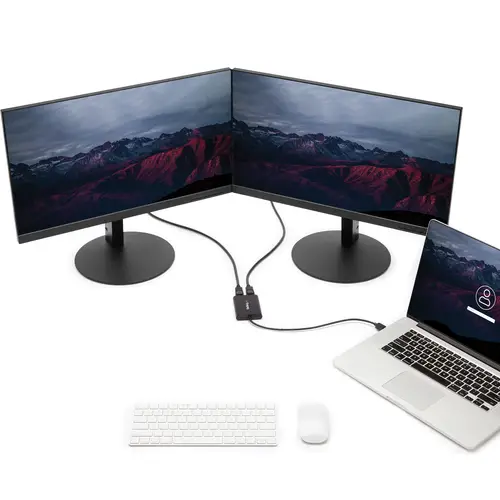 Adaptador Gráfico Externo USB 3.0 a DisplayPort Doble 4K60 DisplayLink - Cable Conversor USB 3.0 a DP de Vídeo - Imagen 5