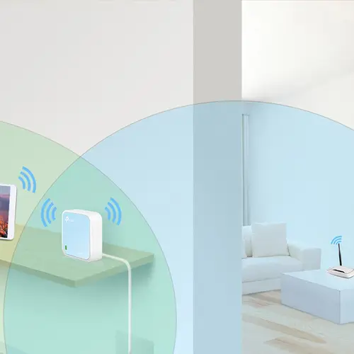TL-WR802N router inalámbrico Ethernet rápido Banda única (2,4 GHz) Azul, Blanco - Imagen 5