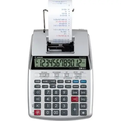 P23-DTSC calculadora Escritorio Calculadora de impresión Plata