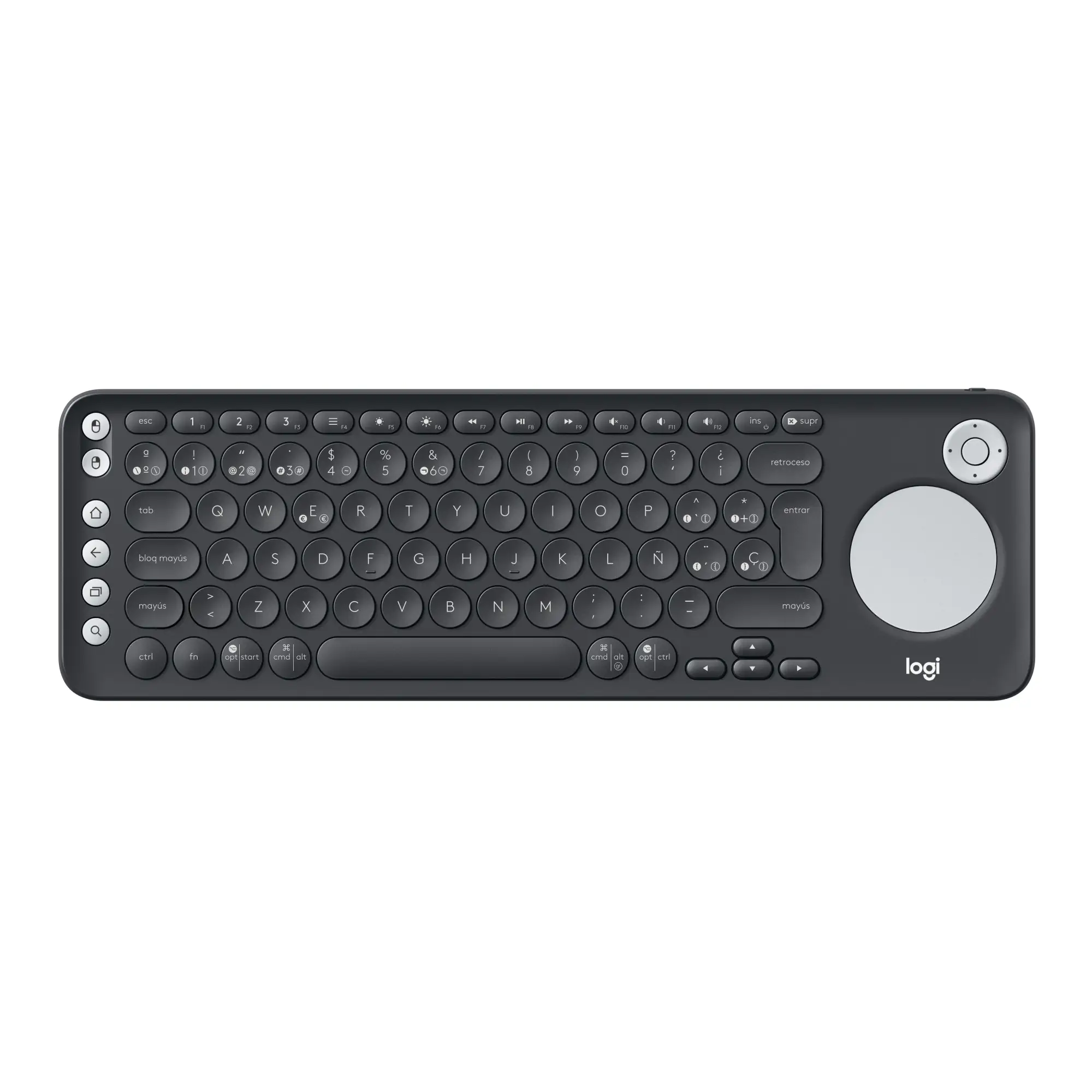 K600 TV - TV Keyboard with integrated touchpad and D-pad teclado ..