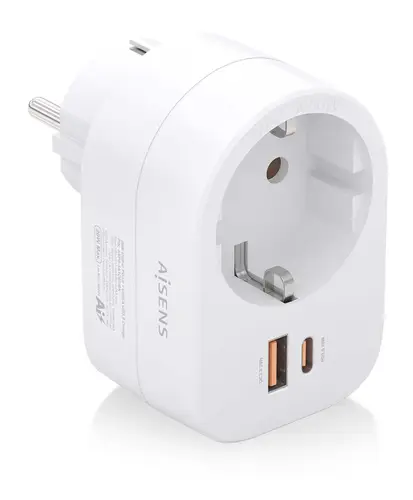 ASPS-1A1C06-W cargador de dispositivo móvil Universal Blanco Corriente alterna Carga rápida Interior - Imagen 1