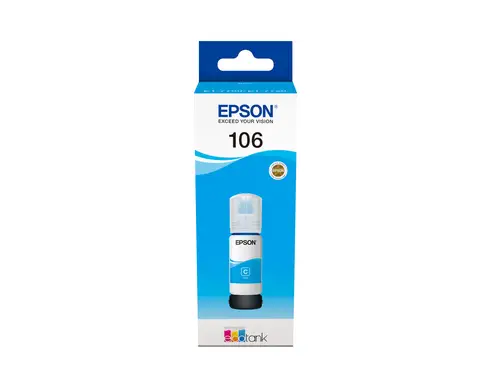 106 EcoTank Cyan ink bottle - Imagen 1