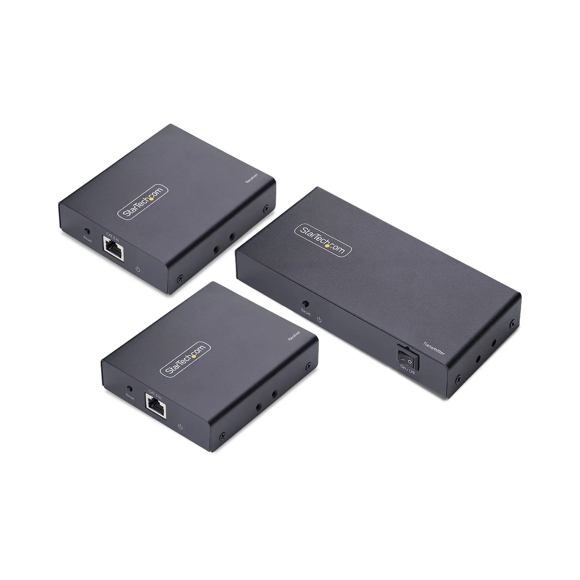 Extensor Divisor de 2 Puertos HDMI 4K 60Hz por Cable CAT6 Etherne..
