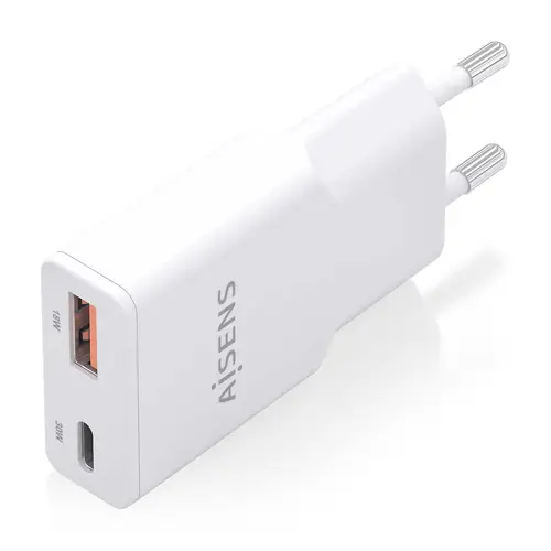ASCH-30W2P046-W cargador de dispositivo móvil Cámara digital, MP3, MP4, Teléfono móvil, Navegante, Portátil, Consola de juegos portátil, Smartphone, Tableta, Universal Blanco Corriente alterna Carga rápida Interior - Imagen 2