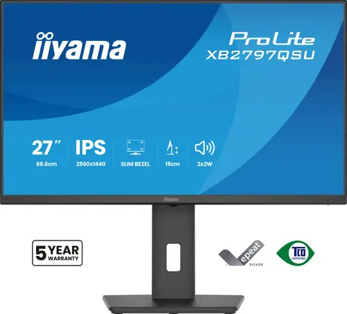 ProLite XB2797QSU-B1 pantalla para PC 68,6 cm (27") 2560 x 1440 Pixeles Quad HD LED Negro - Imagen 2