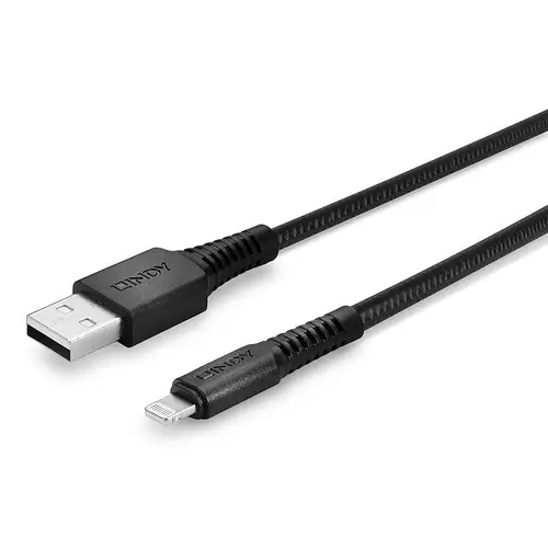 31290 cable de conector Lightning 0,5 m Negro - Imagen 5