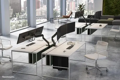 NM-D775DX3BLACK Brazo de monitor 17-27" - resorte de gas - Topfix - Tope-a-180° - Imagen 14