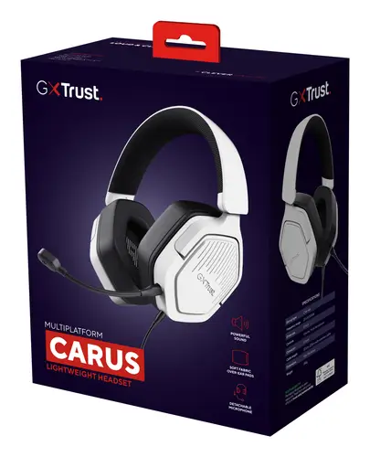 GXT492W Carus Auriculares Alámbrico Diadema Juego Blanco - Imagen 8