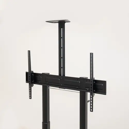 AQUILES Soporte de Suelo con Ruedas con Regulación de Altura para Pantallas 60"-100", Negro - Imagen 6
