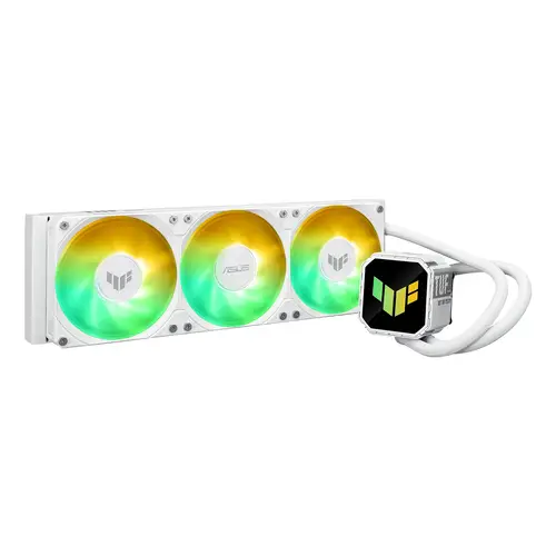 TUF Gaming LC III 360 ARGB White Edition Carcasa del ordenador Sistema de refrigeración líquida todo en uno 12 cm Blanco - Imagen 2