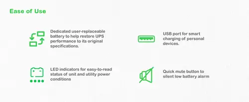 BE500G2-GR sistema de alimentación ininterrumpida (UPS) En espera (Fuera de línea) o Standby (Offline) 0,5 kVA 300 W - Imagen 8