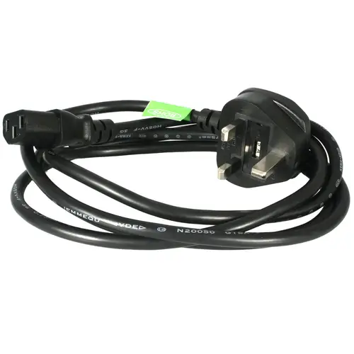Cable de 1,8m de Alimentación de Ordenador, 18AWG, BS 1363 a C13, 10A 250V, Cable de Alimentación de Repuesto, Cable de TV/Monitor, Adaptador de Corriente para el Reino Unido - Imagen 4