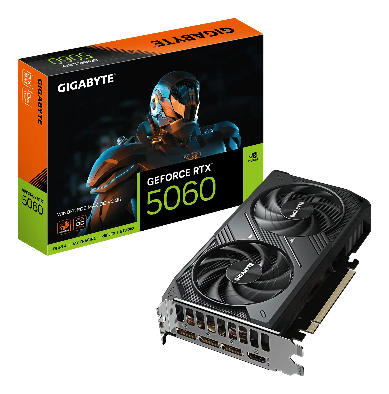 GeForce RTX 5060 WINDFORCE MAX OC V2 8G  Tarjeta gráfica, 8GB ..