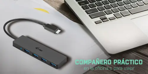 Advance USB-C Slim Passive HUB 4 Port - Imagen 6