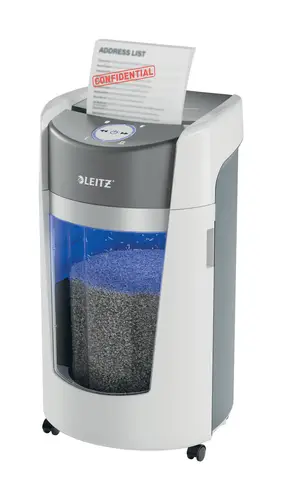 Destructora de Papel IQ OptiMax Office Microcorte Seguridad P5 35L - Blanca - Imagen 2