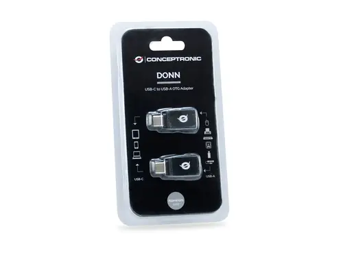 DONN03G cambiador de género para cable USB 3.1 Gen 1 Type-C USB 3.1 Gen 1 Type-A Negro - Imagen 5
