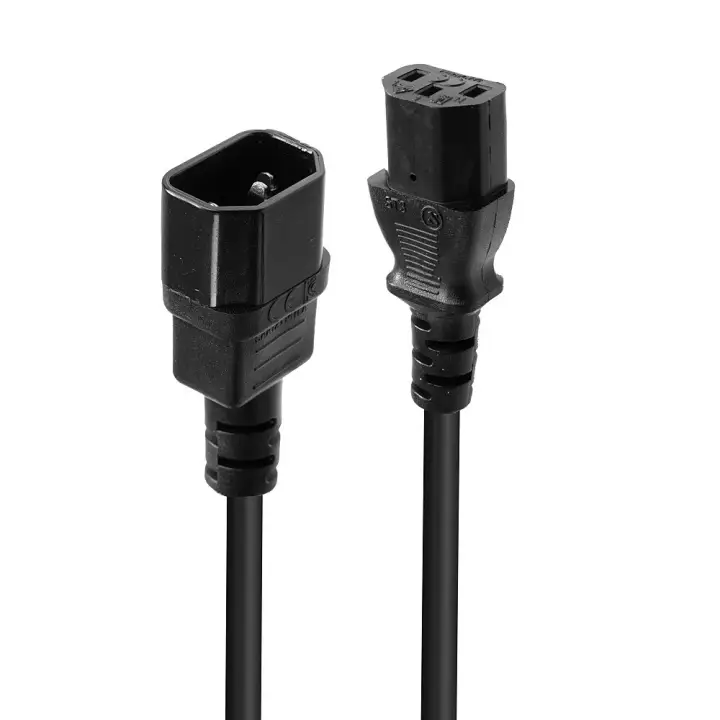 30321 cable de transmisión Negro 1 m C14 acoplador C13 acoplador