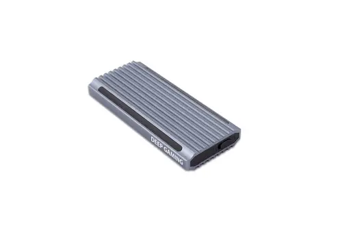 DG-MCM-NVME1 caja para disco duro externo Caja externa para unidad de estado sólido (SSD) Plata M.2 - Imagen 1