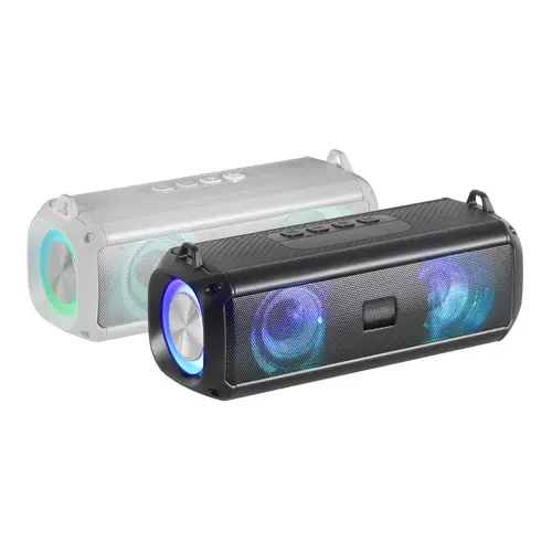 MSB-XT, Altavoz Portátil + Barra de Sonido 2en1, Iluminación RGB Dinámica, Sistema de Sonido 4 Drivers 20W, Altavoz Bluetooth 5.3 + AUX/MicroSD/USB/Radio FM, Negro - Imagen 2