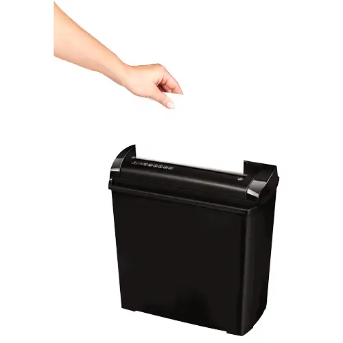 P-25S triturador de papel Corte en tiras 22 cm Negro, Gris - Imagen 2