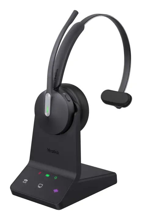 WH64 Mono UC Auriculares Inalámbrico Diadema Oficina/Centro de llamadas USB Tipo C Bluetooth Negro