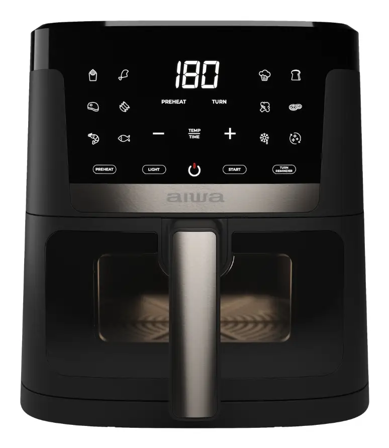 CHUKUMA Sencillo 7 L Independiente 1800 W Freidora de aire caliente Negro