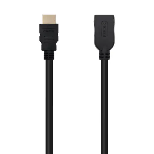 Cable HDMI 2.0 Prolongador A/M-A/H, Negro, 1 m - Imagen 2