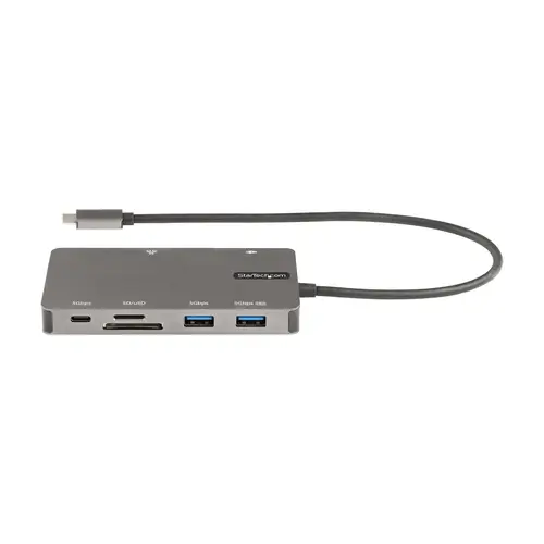 Adaptador Multipuertos USB C - Docking Station de Viajes HDMI 4K 30Hz o VGA - Hub Ladrón USB 3.0 de 5Gbps (USB-A / USB Tipo C) - PD de 100W - SD/Micro SD - GbE - Replicador - Imagen 2