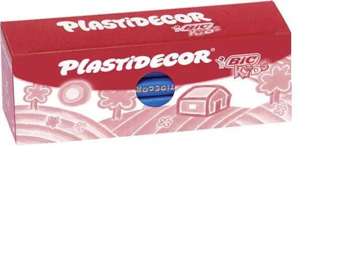 BIC CAJA 25 PLASTID. 12 NARANJA 816965