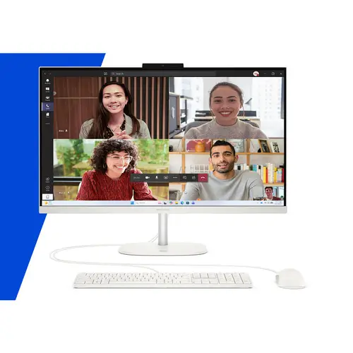OmniStudio All-in-One Desktop 27-cv0007ns PC AMD Ryzen 5 40 68,6 cm (27") 1920 x 1080 Pixeles 16 GB LPDDR5-SDRAM 1 TB SSD Windows 11 Home Wi-Fi 7 (802.11be) Blanco - Imagen 4