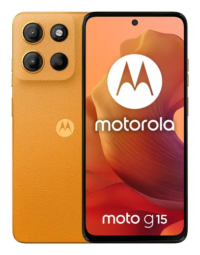moto g15 17,1 cm (6.72") SIM doble Android 15 4G USB Tipo C 8 GB 256 GB 5200 mAh Naranja - Imagen 2
