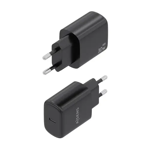 Cargador GaN 30W, 1xUSB-C PD3.0, Negro - Imagen 3