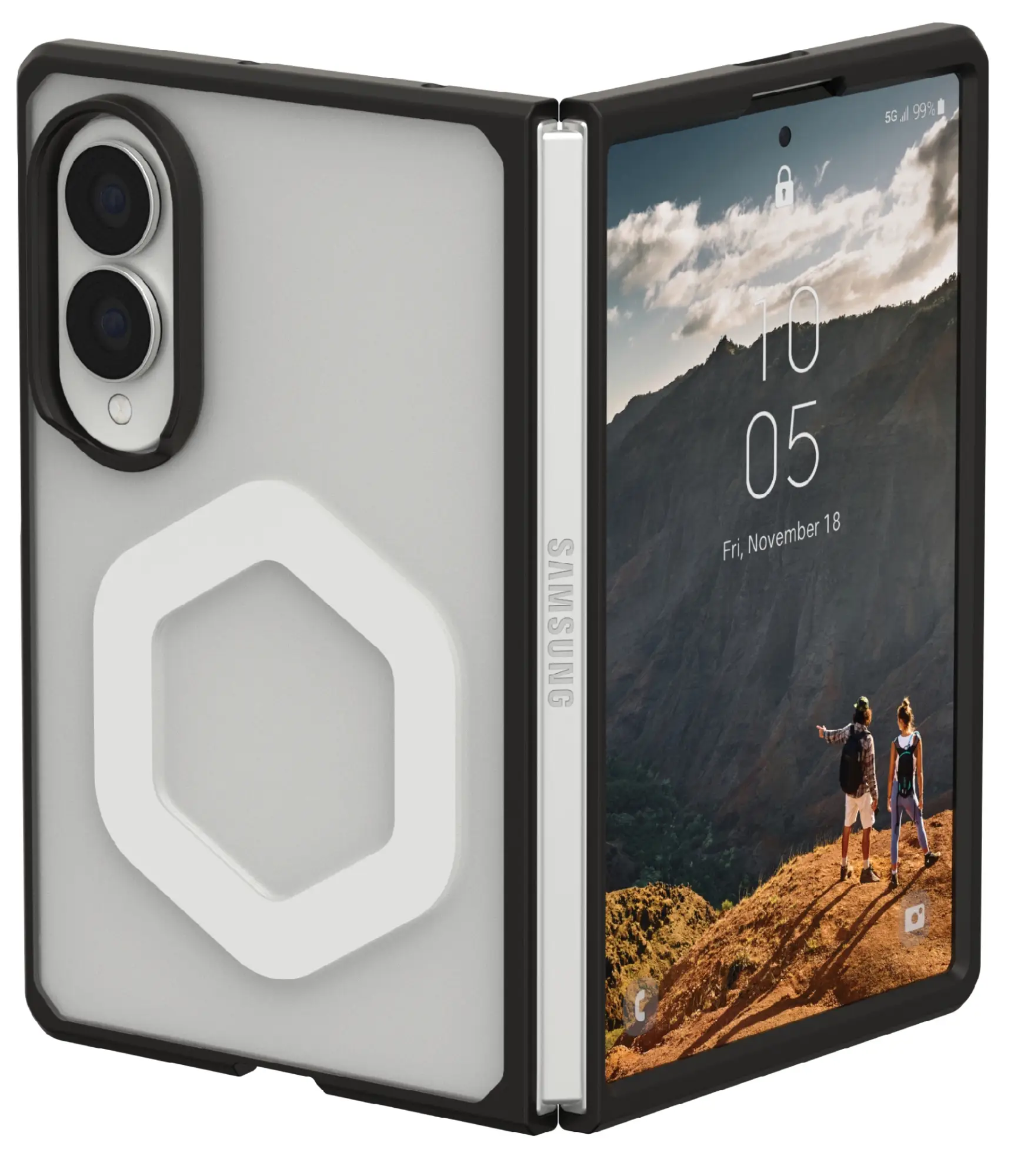 214562114343 funda para teléfono móvil 19,3 cm (7.6") Negro, Bl..