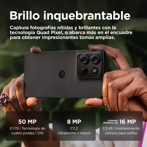 moto G75 5G 17,2 cm (6.78") Ranura híbrida Dual SIM Android 14 USB Tipo C 8 GB 256 GB 5000 mAh Gris - Imagen 7