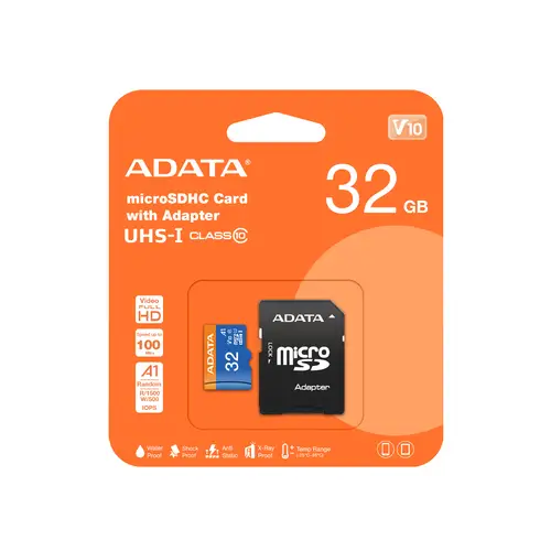 32GB, microSDHC, Class 10 UHS-I Clase 10 - Imagen 1