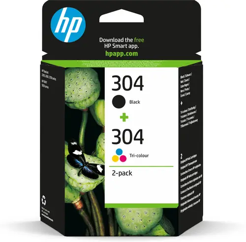 Paquete de 2 cartuchos de tinta Original 304 negro/tricolor - Imagen 1