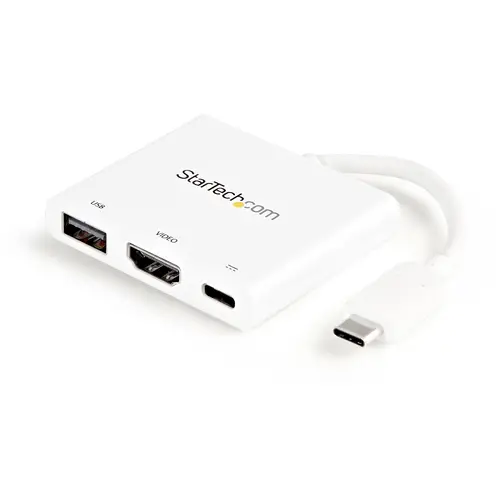 Adaptador Multipuertos USB-C con HDMI - Puerto USB 3.0 - PD de 60W - Blanco - Imagen 1