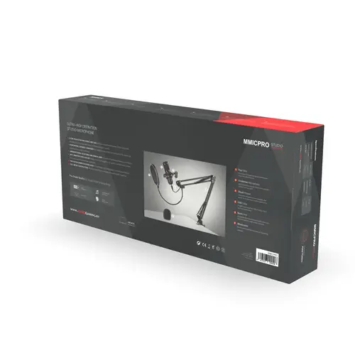 MMICPRO, Micrófono PC USB, Condensador, Ultra-alta Definición Streamings, ASMR, Negro - Imagen 16
