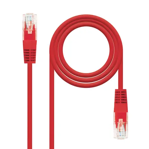 10.20.0102-R cable de red Rojo 2 m Cat5e U/UTP (UTP) - Imagen 1