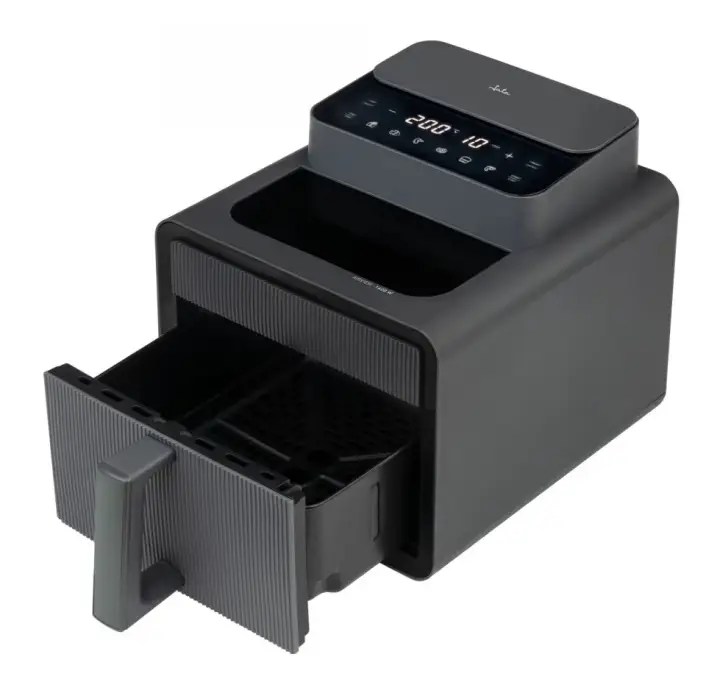 JEFR1270 freidora Sencillo 7 L Independiente 1600 W Freidora de aire caliente Negro