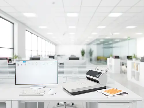 fi-8250 Alimentador automático de documentos (ADF) + escáner de alimentación manual 600 x 600 DPI A4 Negro, Gris - Imagen 4