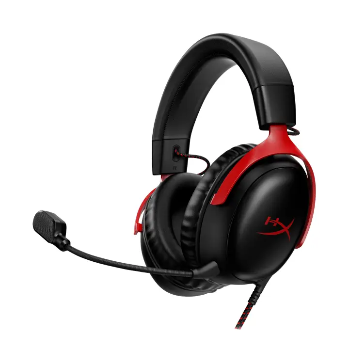 Cloud III - Auriculares gaming (negro-rojo)