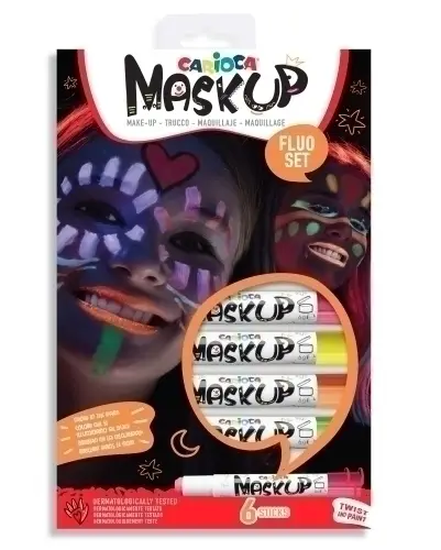 MAQUILL.CARIOCA BARRA FLUO SET DE 6