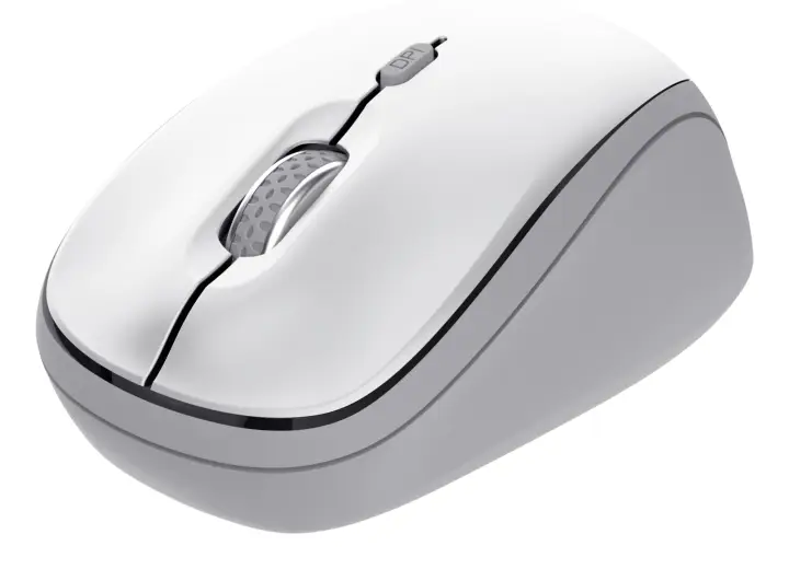 Yvi+ ratón Universal Ambidextro RF Wireless + Bluetooth Óptico 1600 DPI