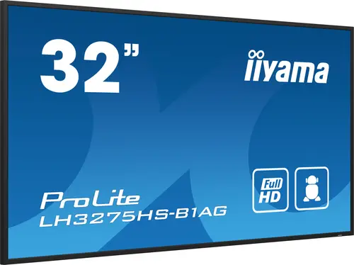 LH3275HS-B1AG pantalla de señalización Pantalla plana para señalización digital 81,3 cm (32") LCD Wifi 500 cd / m² Full HD Negro Procesador incorporado Android 11 24/7 - Imagen 6