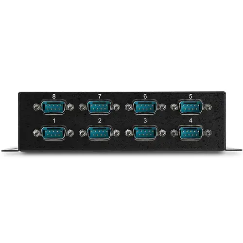 Adaptador Hub Concentrador USB a 8 Puertos Serie RS232 Industrial Montaje en Pared Riel DIN - Imagen 3